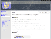 Tablet Screenshot of clevedon21clearning.wikispaces.com