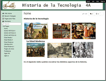 Tablet Screenshot of historiatecnologia4a.wikispaces.com
