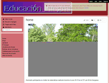 Tablet Screenshot of educacion-integral.wikispaces.com