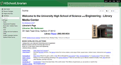 Desktop Screenshot of hischoollibrarian.wikispaces.com