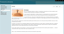Desktop Screenshot of formatandoconhecimento.wikispaces.com
