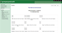 Desktop Screenshot of igcsegeographyatiil.wikispaces.com