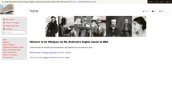 Desktop Screenshot of andersonenglish.wikispaces.com