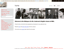 Tablet Screenshot of andersonenglish.wikispaces.com