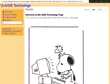 Tablet Screenshot of aisbtechnology.wikispaces.com