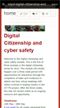 Mobile Screenshot of ictpd-digital-citizenship-and-cybersafety.wikispaces.com