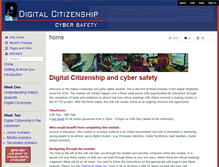 Tablet Screenshot of ictpd-digital-citizenship-and-cybersafety.wikispaces.com