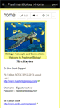 Mobile Screenshot of freshmanbiology.wikispaces.com