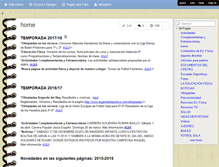 Tablet Screenshot of deportelerena.wikispaces.com