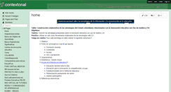 Desktop Screenshot of contextonal.wikispaces.com