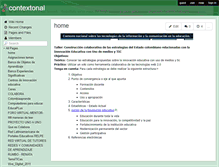 Tablet Screenshot of contextonal.wikispaces.com