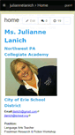 Mobile Screenshot of juliannelanich.wikispaces.com