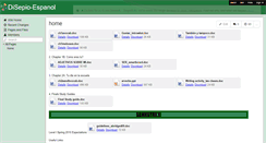 Desktop Screenshot of disepio-espanol.wikispaces.com