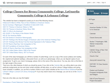 Tablet Screenshot of lehman-classes-space.wikispaces.com