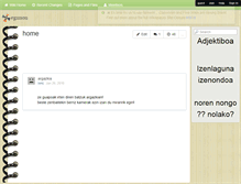 Tablet Screenshot of egunon.wikispaces.com
