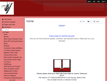 Tablet Screenshot of gwfifthgrade.wikispaces.com