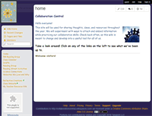 Tablet Screenshot of collaborationcentral.wikispaces.com
