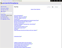 Tablet Screenshot of ancientchinadana.wikispaces.com
