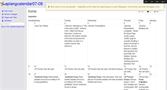 Desktop Screenshot of aplangcalendar07-08.wikispaces.com