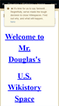 Mobile Screenshot of douglas-ushistory.wikispaces.com