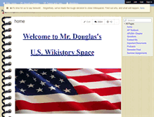 Tablet Screenshot of douglas-ushistory.wikispaces.com