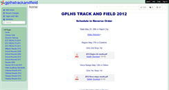 Desktop Screenshot of gplhstrackandfield.wikispaces.com