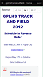 Mobile Screenshot of gplhstrackandfield.wikispaces.com