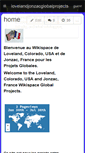 Mobile Screenshot of lovelandjonzacglobalprojects.wikispaces.com