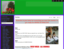 Tablet Screenshot of grade10-summer-reading.wikispaces.com