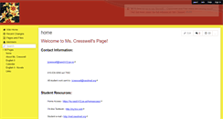 Desktop Screenshot of jcresswell.wikispaces.com