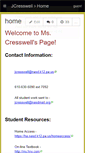 Mobile Screenshot of jcresswell.wikispaces.com
