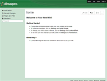 Tablet Screenshot of dhsapes.wikispaces.com