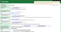 Desktop Screenshot of flexcredit.wikispaces.com