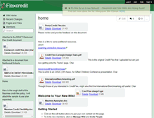 Tablet Screenshot of flexcredit.wikispaces.com