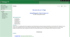 Desktop Screenshot of group-11.wikispaces.com
