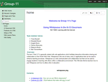 Tablet Screenshot of group-11.wikispaces.com