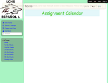 Tablet Screenshot of lchs-espanol-1.wikispaces.com