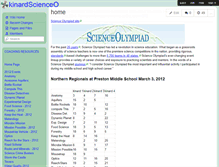 Tablet Screenshot of kinardscienceo.wikispaces.com