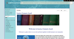 Desktop Screenshot of learnconnectlead.wikispaces.com