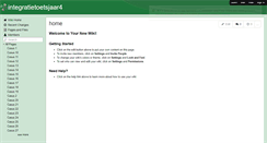 Desktop Screenshot of integratietoetsjaar4.wikispaces.com