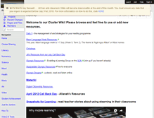 Tablet Screenshot of kccteachers.wikispaces.com