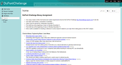 Desktop Screenshot of dupontchallenge.wikispaces.com