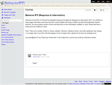 Tablet Screenshot of behaviorrti.wikispaces.com