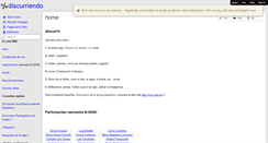 Desktop Screenshot of discurriendo.wikispaces.com