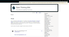Desktop Screenshot of couros.wikispaces.com