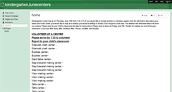 Desktop Screenshot of kindergartenjunecenters.wikispaces.com