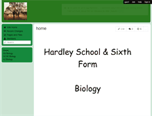 Tablet Screenshot of hardleybiology.wikispaces.com