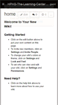 Mobile Screenshot of hphs-thelearningcenter.wikispaces.com