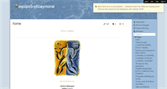 Desktop Screenshot of equipo5-eticaymoral.wikispaces.com