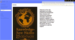 Desktop Screenshot of infolit.wikispaces.com